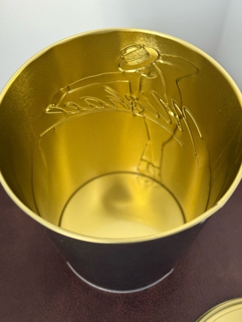Michael Jackson Signature Popcorn Tin - Black & Gold NWT - Picture 3 of 5